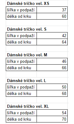 PRUHY dámské tričko